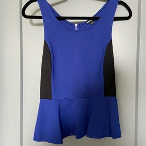 Express Blue Dress Top